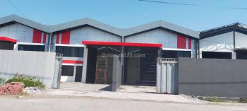 Pergudangan tertutup CIP dekat bandara dan jalan toll unit ready