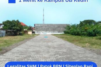 Tanah Kavling Dekat Kampus UB Kediri - Hanya 2Jt-an/m