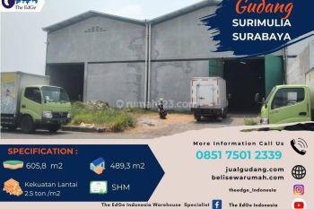 Jual Gudang di Surimulia Akses Tol Tandes Surabaya The Edge