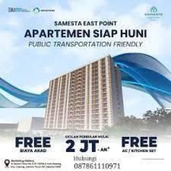 Apartement Millenial Konsep Living Mall Jakarta Timur