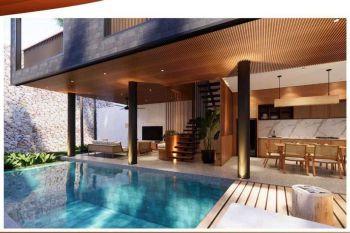 villa rumah balangan bali furnish private pool jarang ada 2 lantai