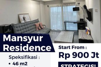 Apartment mansyur residence full perabot