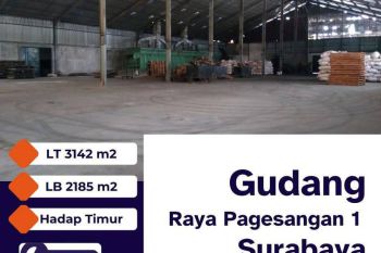 Gudang Raya Pagesangan 1 Luas Siap Pakai di Surabaya Selatan – The EdGe