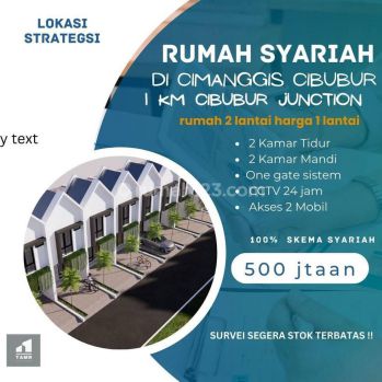 Jual Rumah di Cibubur Jakarta Timur, 1 Km Ke Lrt Cibubur
