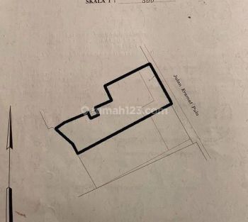 Jual Bawah Njop Tanah Zona Komersil K1 SHM 496 m² Senen Jakpus
