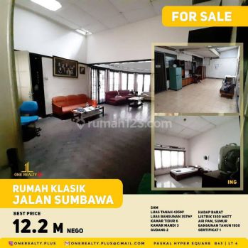 Dijual Rumah di Jl Sumbawa Bandung