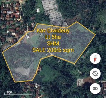 Sell Tanah: Kav Ciwidey