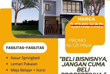 Rumah Kos Dijual Dekat Kampus IPB Dramaga Full Furnish Autopilot
