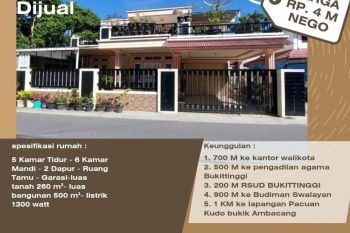 Di Jual Rumah Bukittinggi
