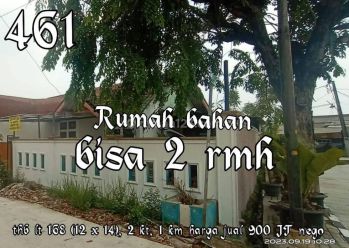 Rumah Bahan Luas 168m2 di Taman Harapan Baru Utk Invest 22006 Mar