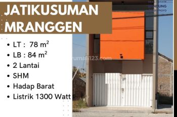 Dijual Ruko 2 Lantai Lokasi Strategis Jatikusuman Mranggen Demak