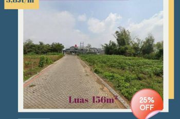 Tanah Kavling Luas 156m2 Dekat Kampus UNISMA Kota Malang