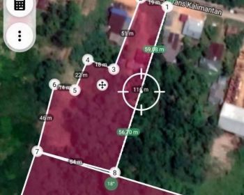 Dijual Tanah +- 3,3 Hektar di Kalimantan Barat, Sungai Ambawang, Kubu Raya