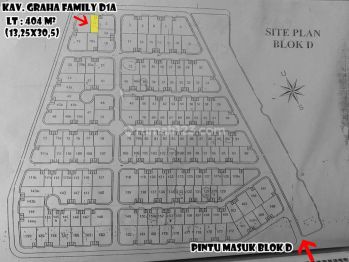 Dijual Tanah Graha Family Blok D 1a Owner Bu
