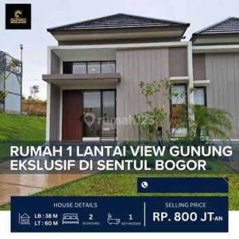 Rumah Istimewa view Gunung Dp 0 Free Biaya2 disentul City