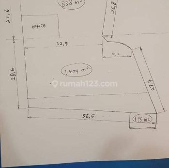 Dijual Kavling di Jalan Arjuna, Samping Tol Kebun Jeruk, Jakbar
