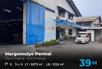 DIJUAL/DISEWAKAN GUDANG MARGOMULYO PERMAI