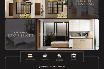 Dekat Gegerkalong Girang Rumah Minimalis 400 Jtan Bonus Pagar