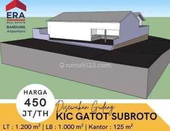 Disewakan Gudang 1000 M Kic Gatsu Ada Kantor Loading Dock