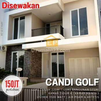 Disewakan Rumah Baru di Candi Golf Semarang