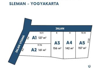 Tanah Sleman di Barat Pasar Pakem, Cocok Bangun Hunian