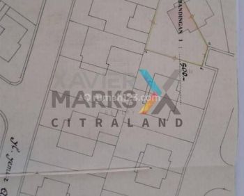 Hitung Tanah Rumah Tua di Jemur Andayani Bentuk Tanah Trapesium