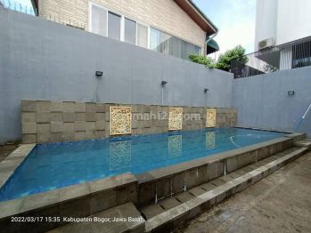 Rumah murah kolam renang view green area cluster Sentul city