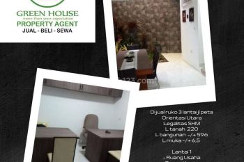 Ruko Bagus 3 lantai di Jl peta