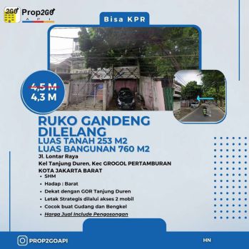 Ruko Gandang Dilelang