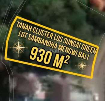 Tanah Cluster Los Sungai Green lot Sambandha Mengwi Bali