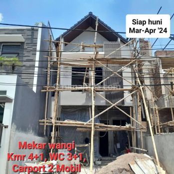 Rumah 2 Lantai Baru Jarang Ada di Mekar Wangi Cluster Depan