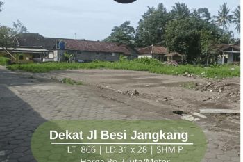 Harga 2 Jutaan Tanah Kavling Dekat Jalan Besi Jangkang Nego