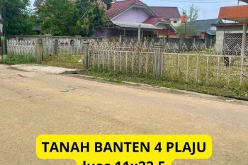 Dijual tanah murah lokasi plaju jalan banten 4