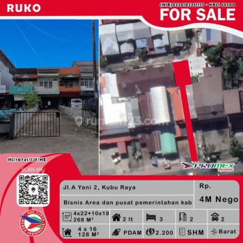 Dijual Ruko Jalan A. Yani 2 Kubu Raya, Pontianak