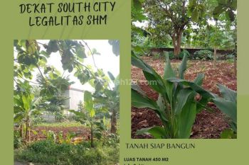 Dijual Sebidang Tanah Dekat Gerbang Tol Pamulang Legalitas SHM