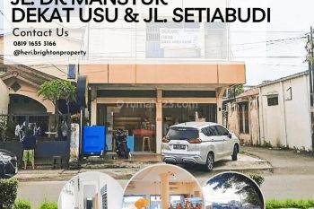 Ruko Gandeng Hook, Jl. Dr. Mansyur Dekat Usu Jl. Setiabudi