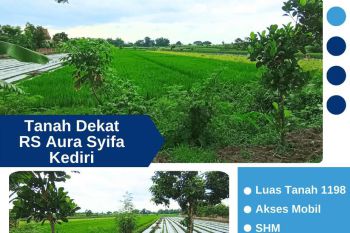 MURAH Tanah di Ngasem Kediri Dekat RS Aura Syifa