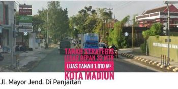 DIJUAL Tanah Baguss, Jl. Mayjen DI Panjaitan-KOTA MADIUN, Prospective