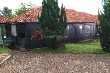 Tanah darat sekaligus villa taman sari sukajaya bogor
