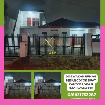 Disewakan rumah besar bisa buat kantor