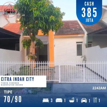 Rumah Bagus siap huni 3 kamar tidur di citra indah city