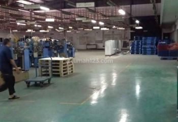 Dijual Pabrik Lokasi Strategis Kawasan Industri Jababeka