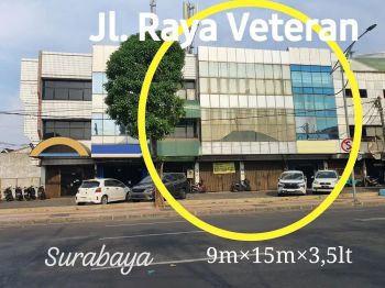 Dijual Termurah 2 Ruko Gandeng Jalan Raya Veteran Surabaya Pusat