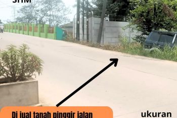 Di jual Tanah murah Pinggir jalan Talang jambe