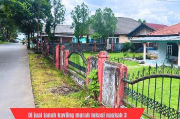 Di jual tanah kavling murah lokasi naskah 3 belakang gramedia km 7