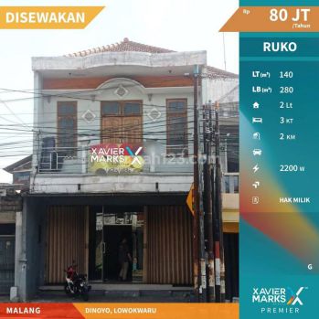 Ruko 2 Lantai Dinoyo Malang Kawasan Kampus