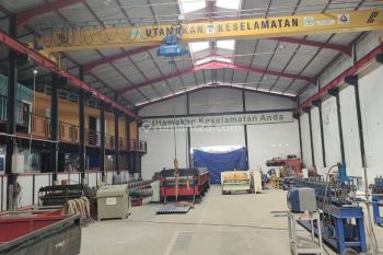 Pabrik Baja Ringan 1.200m Lokasi Strategis di Bekasi Timur