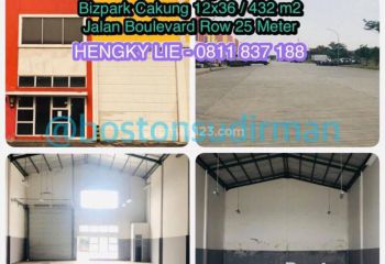 Jual Gudang Sedayu Bizpark Cakung 864 M2 24x36 Kantor 2 Lantai Ada 2 Gandeng