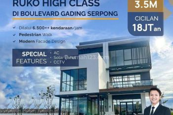 Dijual Ruko 2 Lantai Gading Serpong samping Mall Hampton Avenue