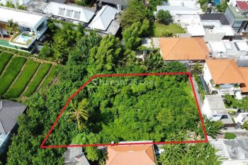 Tanah Pantai Berawa Los Sungai View Sawah Canggu Badung Bali